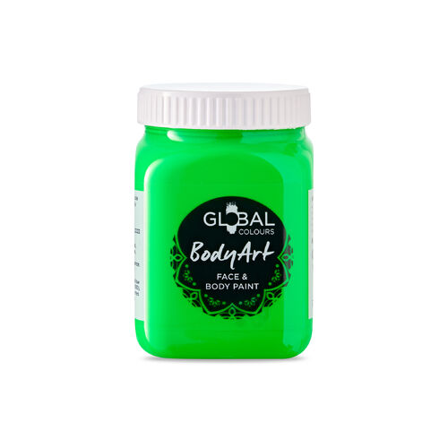 Bodyart Face and Body Paint Neon Green 200ml