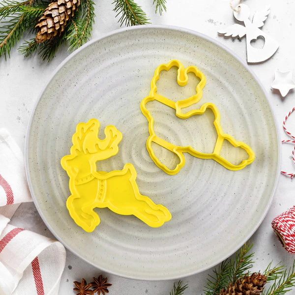 Flying Reindeer Cutter And 3D Embosser