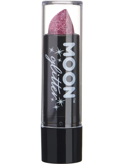 Moon Glitter Holographic Glitter Lipstick, Pink Single, 4.2g