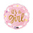 Foil 45cm (18") It's A Girl Star & Cloud