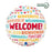 Welcome  18'' Foil Balloon