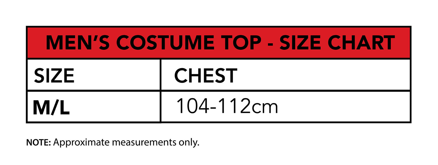 Spider-Man Costume Top & Mask Adult Size M-L