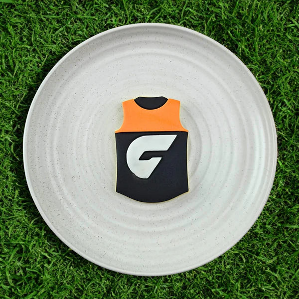 AFL GWS Giants Football Team Guernsey Cutter & Embosser Set
