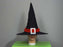 Black Witch Hat Red Band with Buckle