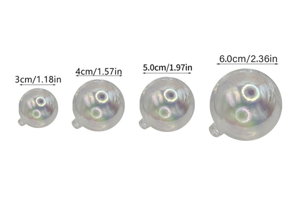 Hologram Clear Ball Topper 12Pcs