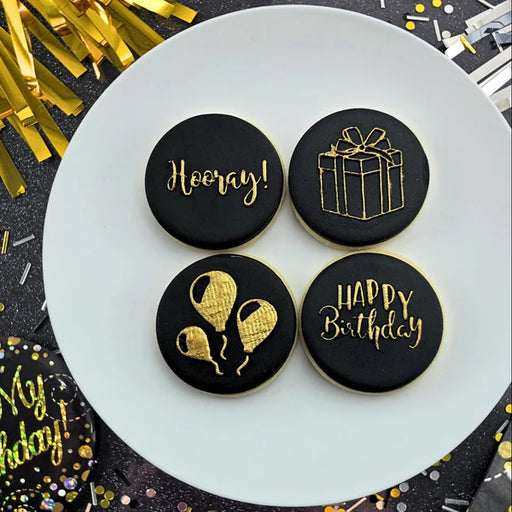 Happy Birthday Mini Debossers