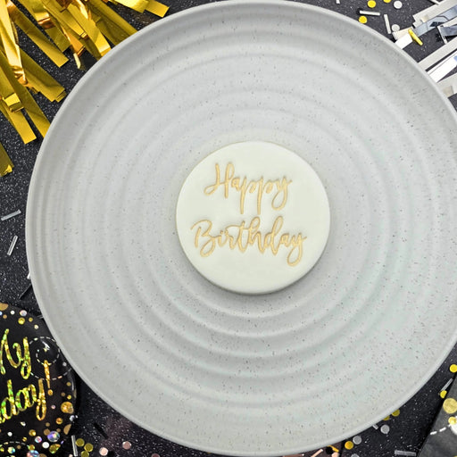 Happy Birthday Embosser V4