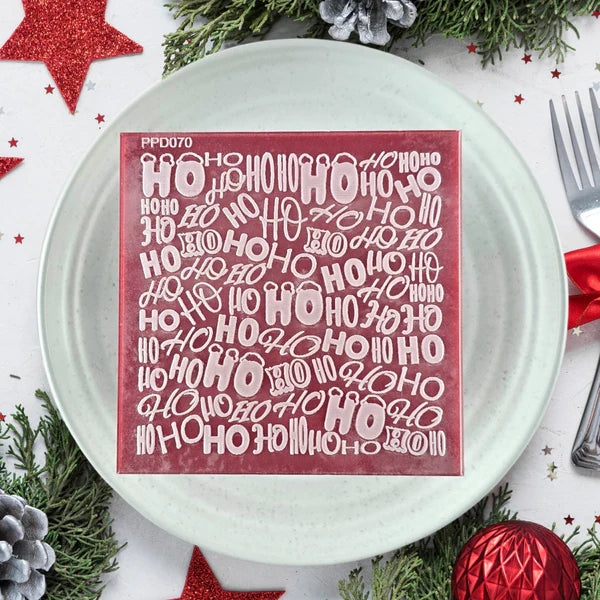 Ho Ho Christmas Debosser