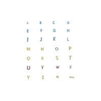 Alphabet Letters Silione Mould – Iconic Cake Art