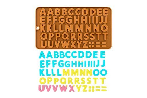 Alphabet Letters Silione Mould – Iconic Cake Art