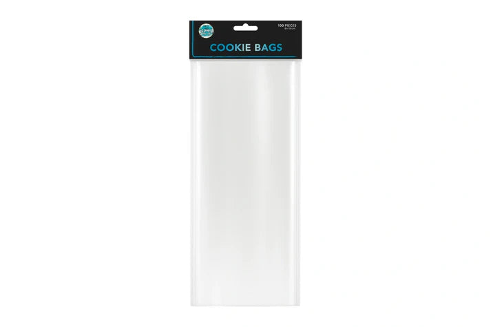 Self Adhesive Cookie Bags 80x180mm - 100 Pack