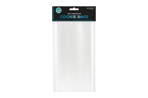 Self Adhesive Cookie Bags 120x200mm - 100 Pack