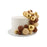 32PCS Earth Tone Gold Ball Topper Set Iconic Cake Art