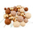 32PCS Earth Tone Gold Ball Topper Set Iconic Cake Art