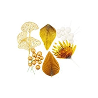 Gold Palm Birthday Topper Set Iconic Cake Art