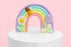 Pastel Rainbow Bee Topper Iconic Cake Art