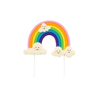 Rainbow Cloud Topper Iconic Cake Art