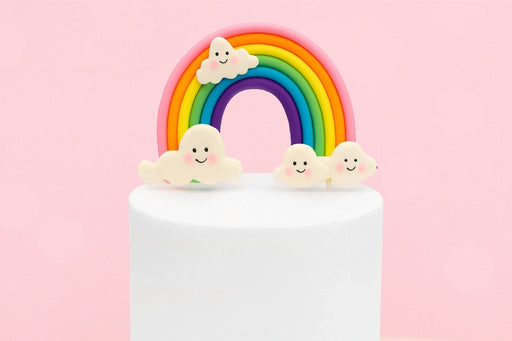 Rainbow Cloud Topper Iconic Cake Art