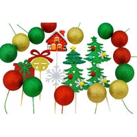 Santa Belt Christmas Topper Set Iconic Cake Art