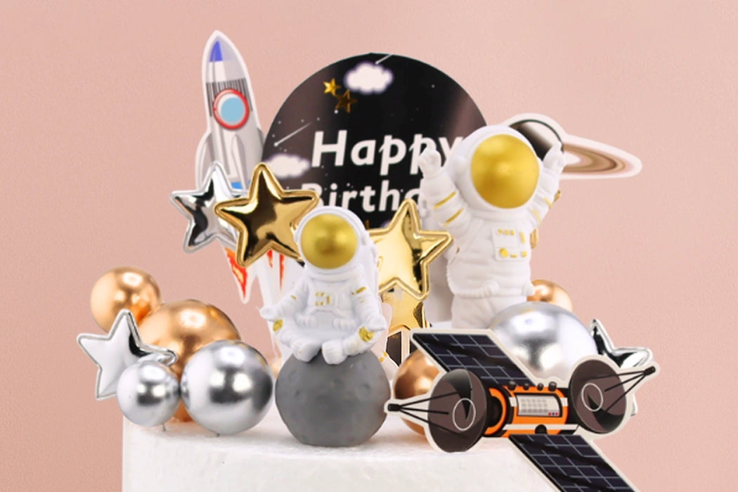 Space Cake Topper Set Iconic Cake Art