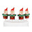 6PCS Christmas Santa Toppers Iconic Cake Art