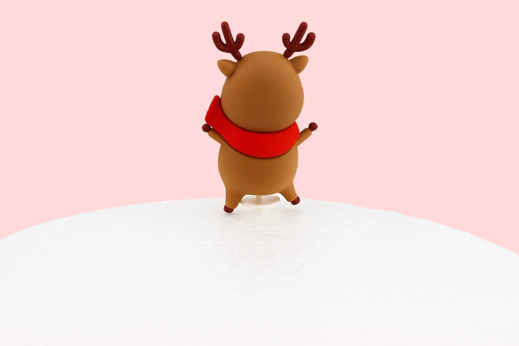 6PCS Cute Reindeer Toppers Iconic Cake Art