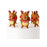 6PCS Cute Reindeer Toppers Iconic Cake Art