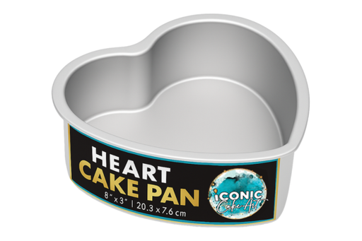 Cake Tin Heart Shape 8"x 3" Deep