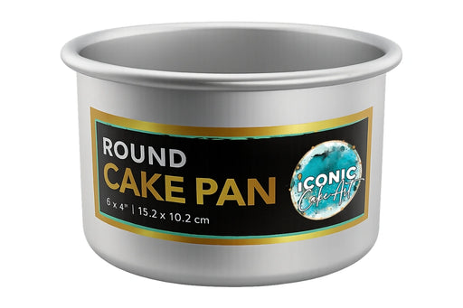 6 Inch x 4 Inch Round Cake Pan Iconic Cake Art