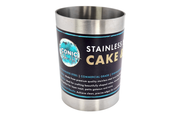 50.8mm x 70mm Round Mousse Ring Iconic Cake Art