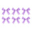 Light Purple Satin Bows Iconic Cake Art