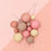 Pink Frost Matte Ball Toppers 12 Pack