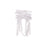Silver Vintage Satin Bow Iconic Cake Art 6 Pieces