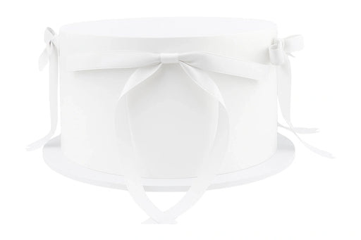 White Vintage Satin Bow Iconic Cake Art