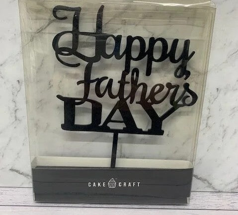 Happy Fathers Day Cake Topper