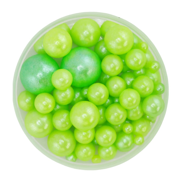 100g Shiny Green Pearls Iconic Cake Art