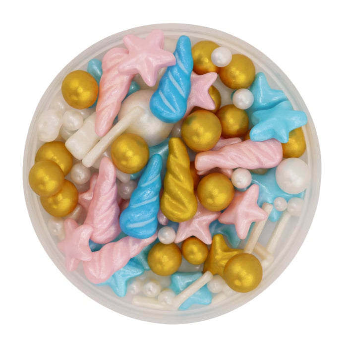 Magical Unicorn Blend Iconic Sprinkles in a 100g jar