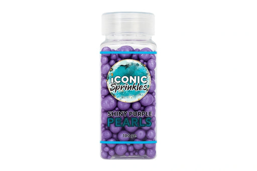 100g Shiny Purple Pearls Iconic Cake art