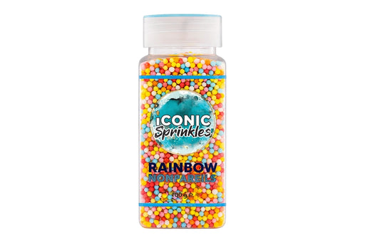 100g Matt Rainbow Nonpareils