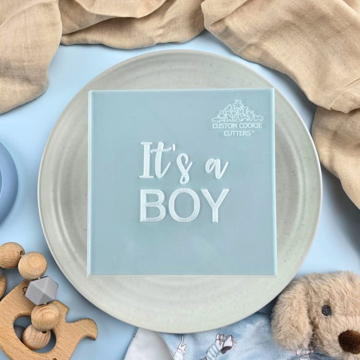 It's A Boy Debosser