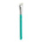 Global Colours Short Angle 3/4 Inch Springback Brush with a turquoise handle and angled white bristles