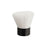 Global Colours Springback Kabuki Small Brush with soft white bristles and a black base