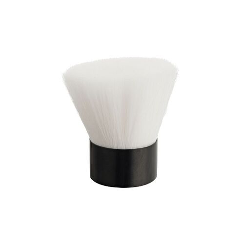 Global Colours Springback Kabuki Small Brush with soft white bristles and a black base