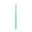 Global Colours Dagger Medium Springback Brush with a turquoise handle and angled white bristles
