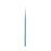 Global Colours Script Liner Long Springback Brush with a turquoise handle and fine white bristles