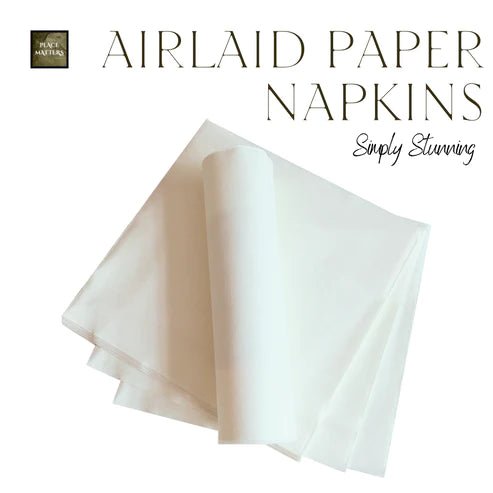 Napkin Linen Like White 8 Pack 48cm