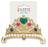 Gold Jewelled Tiara with coloured gems and pearl band