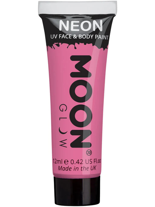 Moon Glow Pastel Neon UV Face Paint, Pastel Pink 12ml