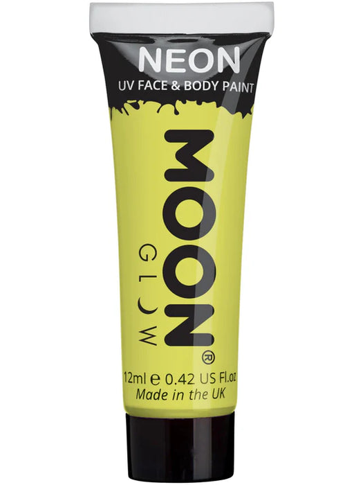 Moon Glow Pastel Neon UV Face Paint, Pastel Yellow