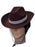 Hat Brown Cowboy With Silver Band